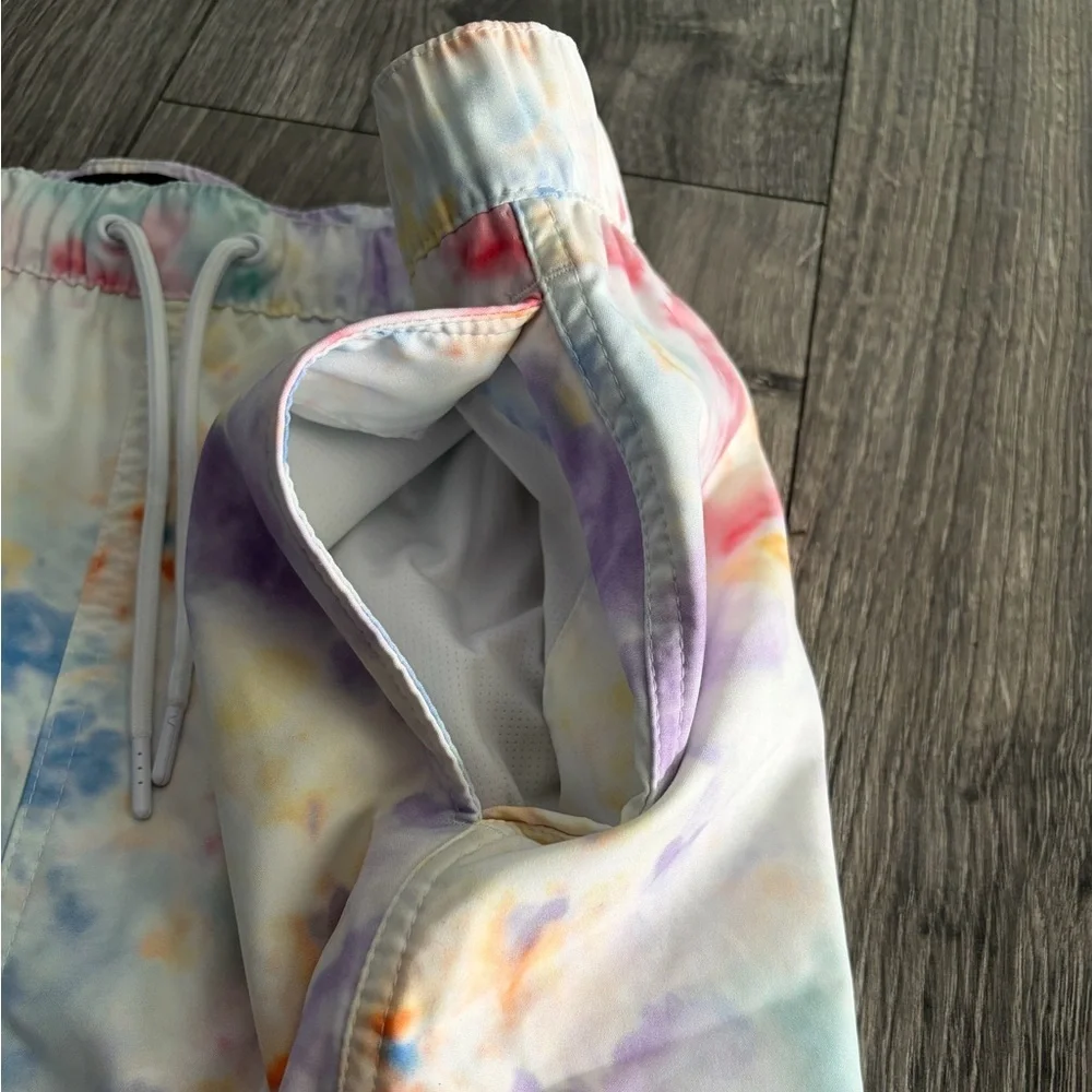 Abercrombie & Fitch  Stretch Pastel Tie-Dye Swim Trunks multicolor Size XXL